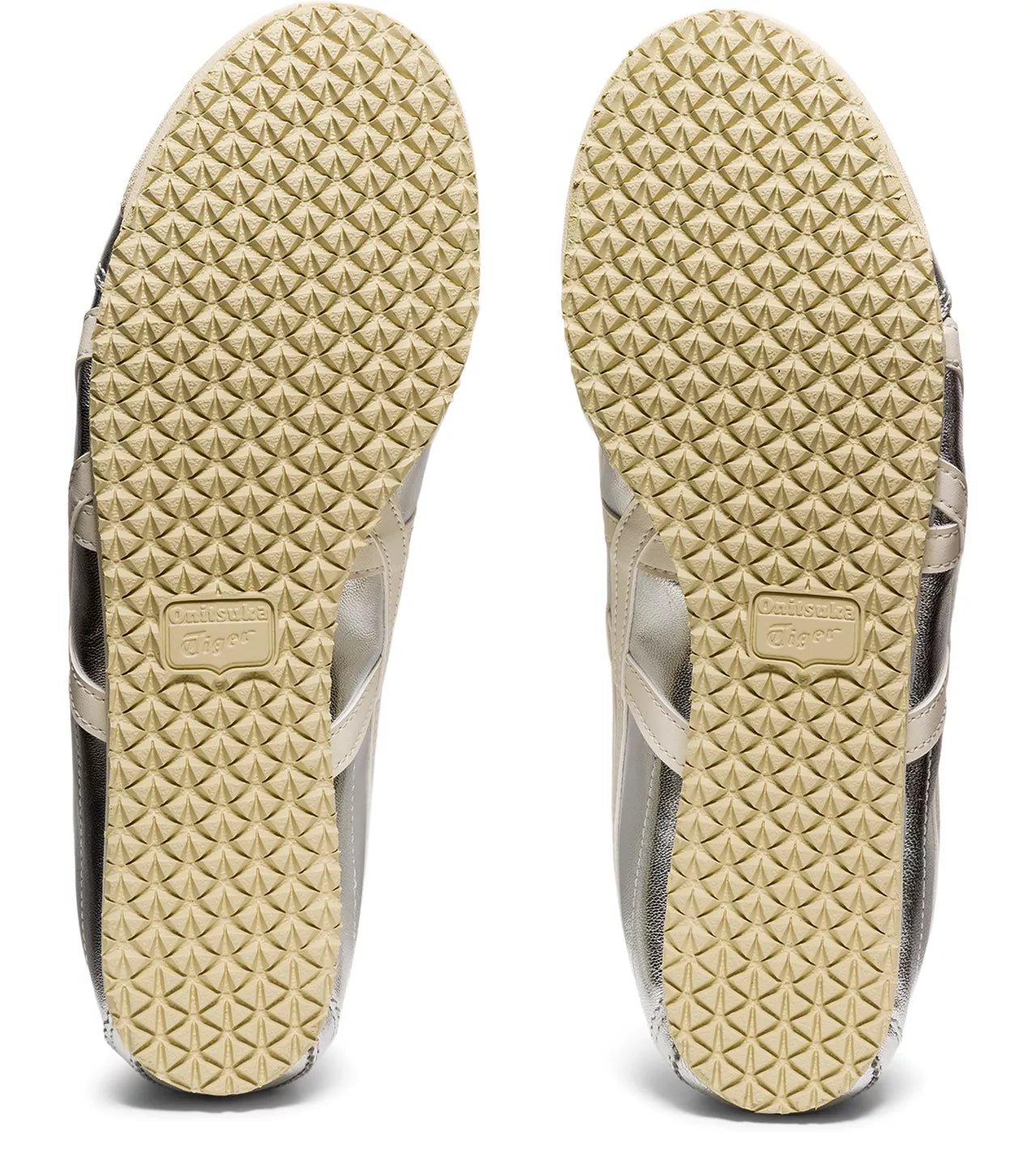 Onitsuka Tiger Mexico 66 Metallic Silver Sneakers Premium Leather Retro Style – Onitsuka Tiger - Image 4