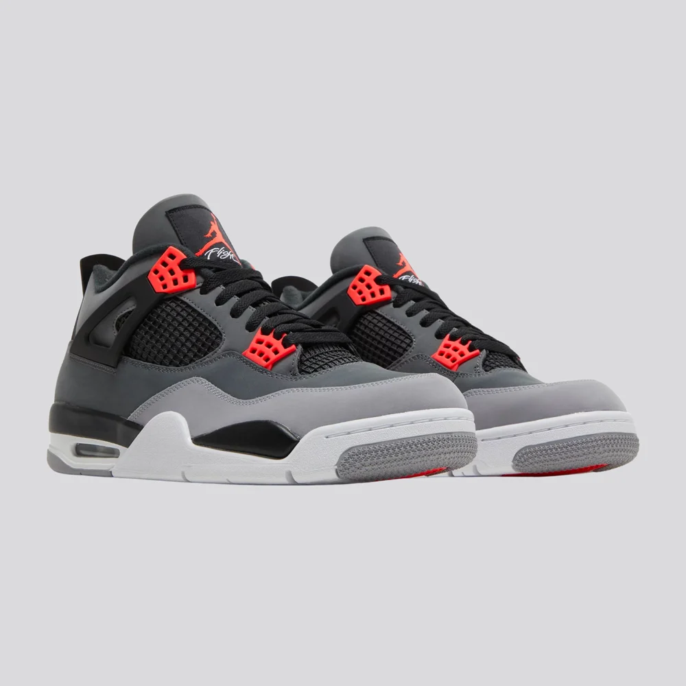 Air Jordan Retro Infrared sneaker with dark grey - Image 4
