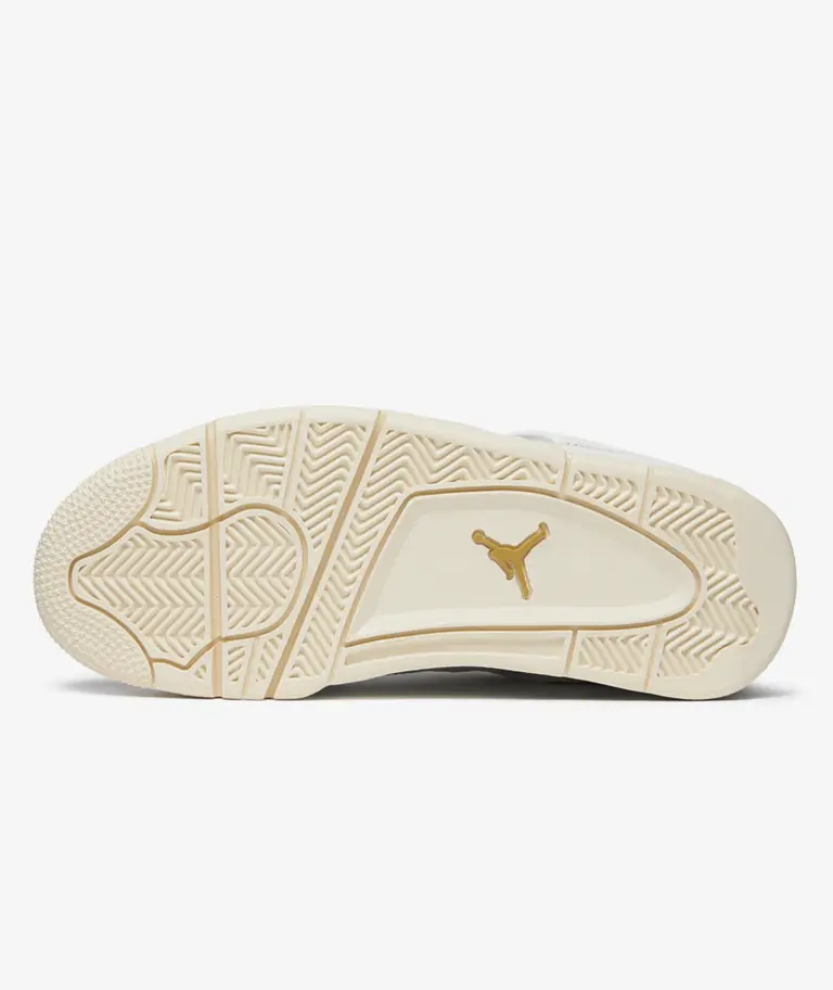 Air Jordan 4 Retro White & Gold - Image 5