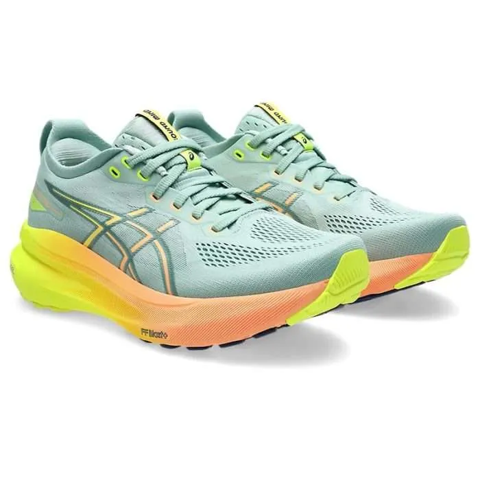 ASICS Gel-Kayano 31 Paris Light Celadon & Safety Yellow - Image 6