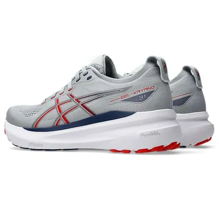 ASICS Gel-Kayano 31 Piedmont Grey & Fiery Red - Image 3