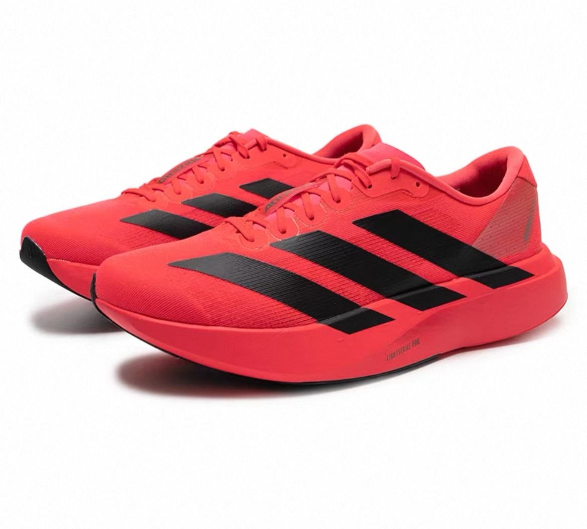 Adidas Adizero EVO SL Running Shoes – Red with Black Stripes