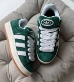 Adidas Campus Green White Sneakers