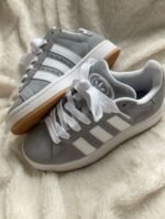 Adidas Campus Grey White Sneakers