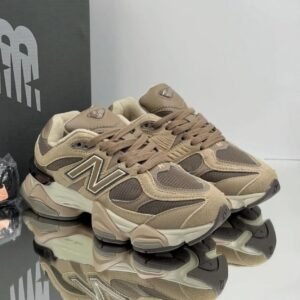 Beige & White Premium Lifestyle Sneakers – New Balance 9060