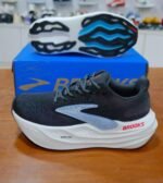 Brooks Black & White Running Shoes – Lightweight Comfort Sports Sneakers