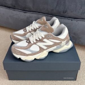Earth Brown & Tan Suede Mesh Sneakers – New Balance 9060