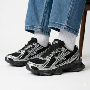 New Balance 740 Black & amp Sliver