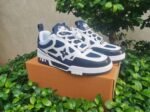 Louis Vuitton Skate Sneakers Blue Monogram – Iconic Luxury Design