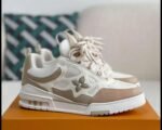 Louis Vuitton Skate Sneakers White with Beige & Gum Sole – Classic Style