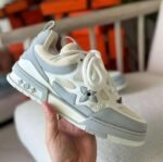 Louis Vuitton Skate Sneakers White with Gray Accents – Limited Edition
