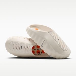 Mind 001 Slide Off White Comfort Slides with Orange Cushioning Lightweight Casual Wear