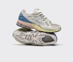 New Balance 1906U Cream White Sneakers with Pastel Multicolor Detailing