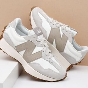 New Balance 327 Light Grey & White Sneaker