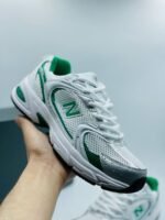 New Balance 530 White & Green Sneakers
