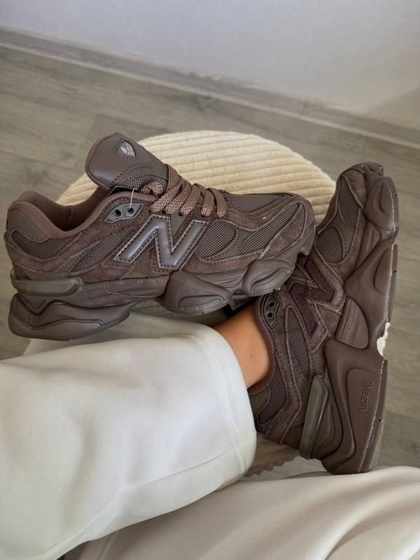 New Balance 9060 Brown Suede Sneakers – Premium Casual Streetwear Shoes