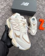 New Balance 9060 Cream & Beige Sneakers – Premium Chunky Everyday Shoes