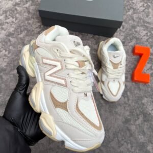 New Balance 9060 Cream & Beige Sneakers – Premium Chunky Everyday Shoes
