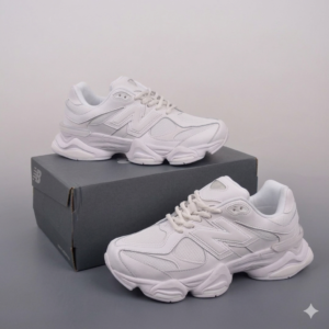 New Balance 9060 Full White Shoes