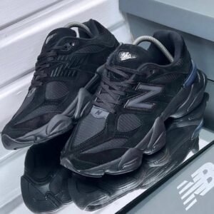 New Balance 9060 Jet Black Suede – Night Rider Edition