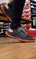 New Balance Fresh Foam Trail More V3 Black with Orange Sole