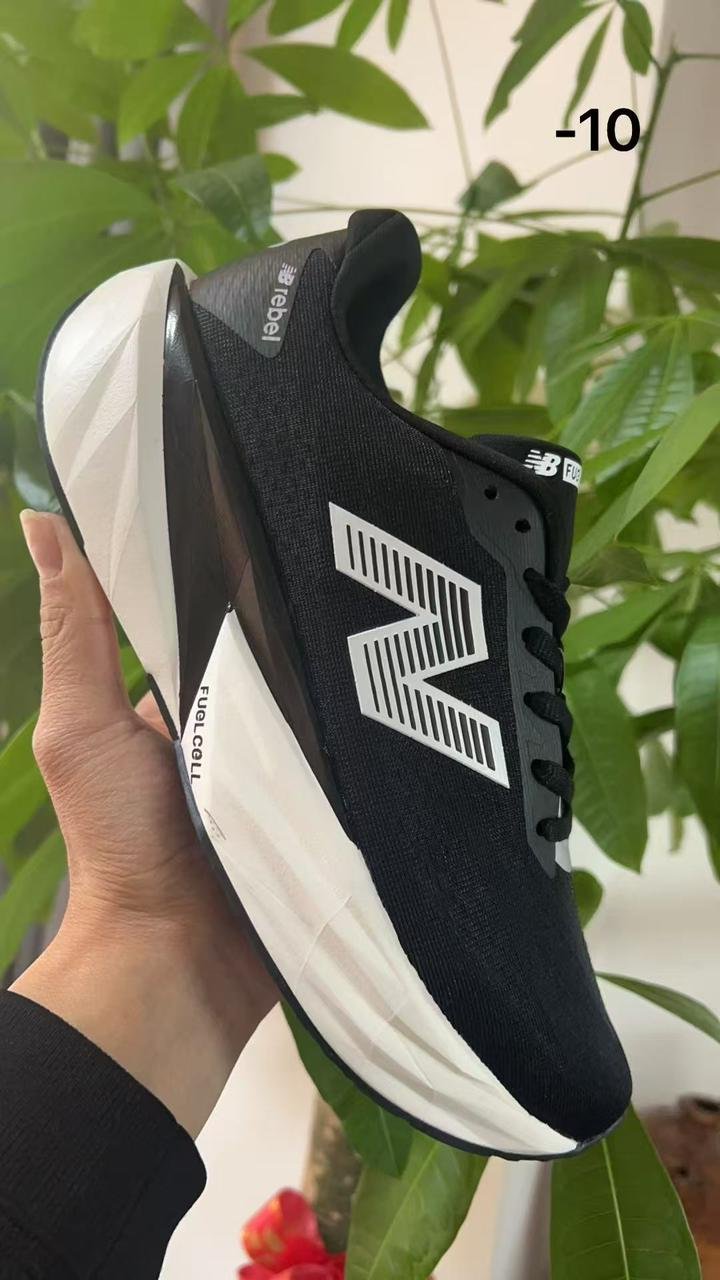 New Balance Rebel Black White Running Sneakers