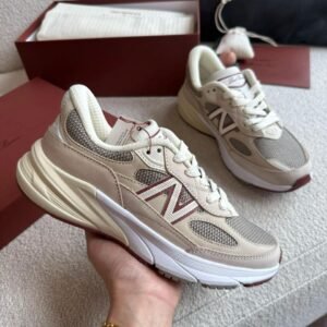 New Balance x Loro Piana Sand Beige Sneakers Soft Neutral Tone with Premium Comfort Sole
