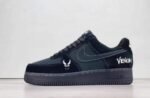 Air Force 1 Low Black Suede with Grey Swoosh