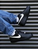 Air Force 1 Low SP AMBUSH Black with White Oversized Swoosh