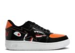 Air Force 1 Marvel Black & Orange Shark Edition Sneakers – Limited Street Style Shoes