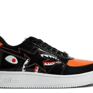 Air Force 1 Marvel Black & Orange Shark Edition Sneakers – Limited Street Style Shoes