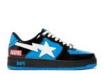 Air Force 1 Marvel Blue & Black Star Edition Sneakers – Limited Street Style Shoes