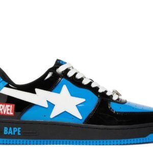 Air Force 1 Marvel Blue & Black Star Edition Sneakers – Limited Street Style Shoes