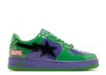 Air Force 1 Marvel Green & Purple Star Edition Sneakers – Limited Edition Streetwear Shoes