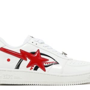 Air Force 1 Marvel White & Red Star Edition Sneakers – Premium Low-Top Casual Shoes