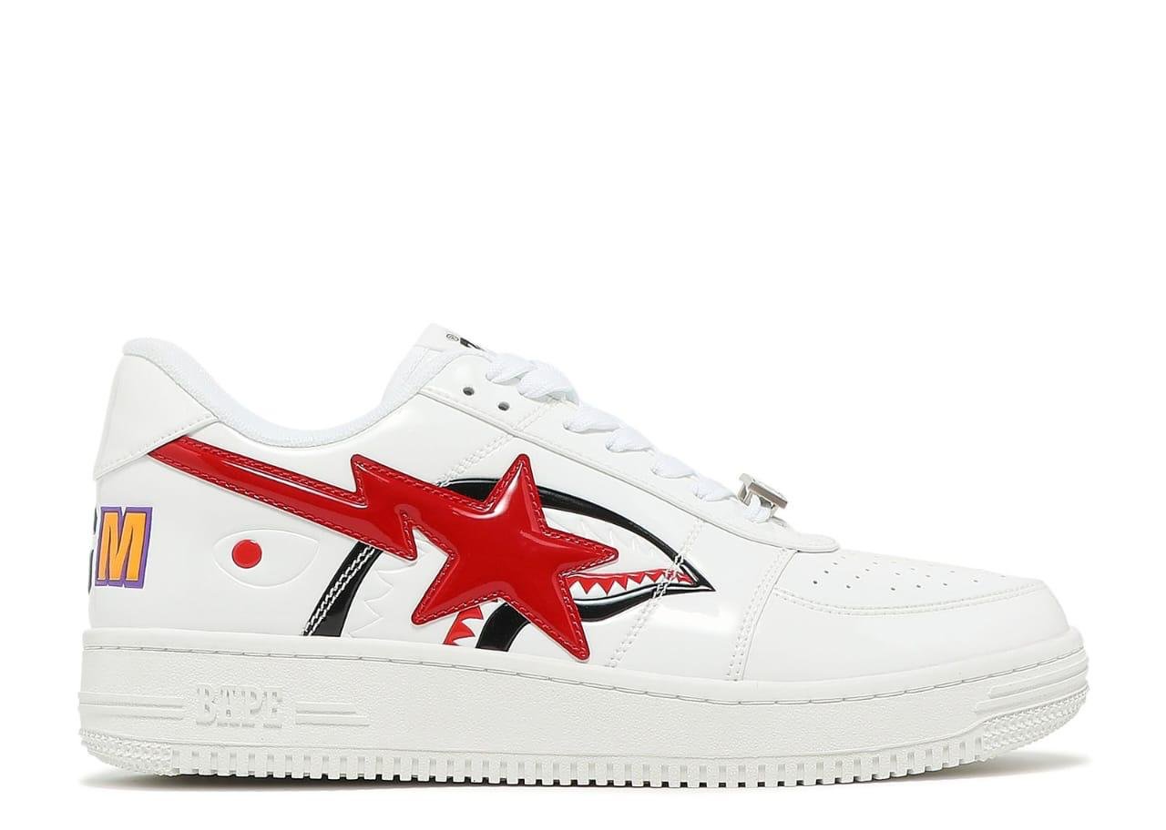 Air Force 1 Marvel White & Red Star Edition Sneakers – Premium Low-Top Casual Shoes