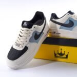 Air Force 1 Navy & White Sneakers – Premium Casual Low-Top Shoes