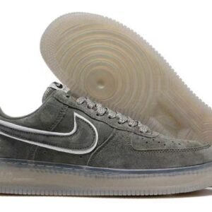 Air Force 1 Sneakers – Grey Transparent Sole