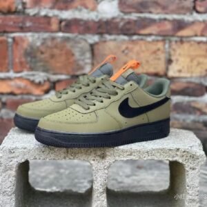 Air Force 1 Sneakers – Olive Green & Black
