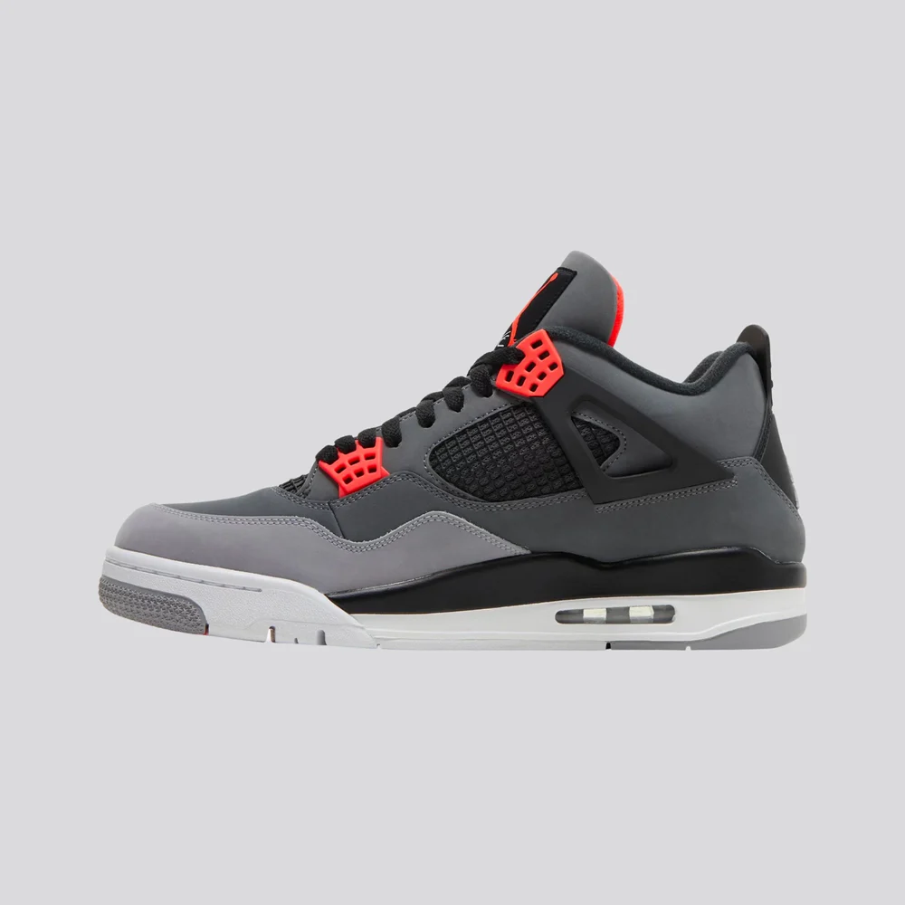 Air Jordan Retro Infrared sneaker with dark grey