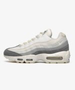 Air Max 95 Premium Running Shoe Grey with White Accents