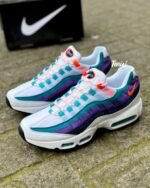 Air Max 95 Premium Running Shoe Multicolor with White Base