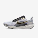 Pegasus 41 Grey with Gold & Black Accents – Premium Running Shoe