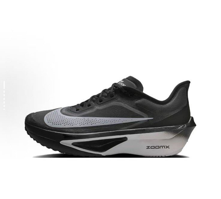 Zoom Fly 6 Black & Grey Running Shoes – High-Performance Cushioned Trainers