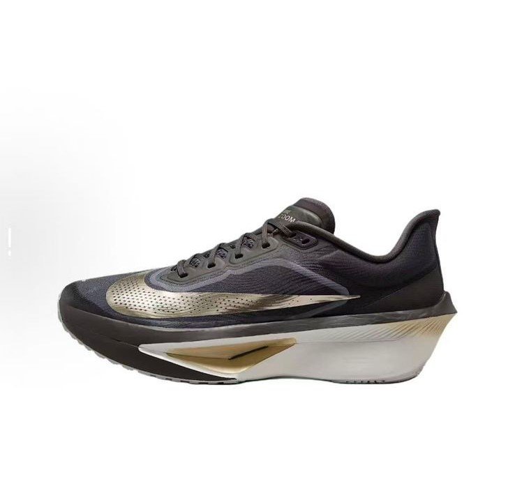 Zoom Fly 6 Black with Metallic Gold Running Shoes – Premium Speed Training Sneakers