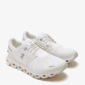 On Cloud 6 Off White Running Shoes Minimal Clean Design with CloudTec Cushioning
