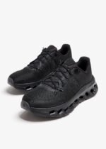 On Cloud Running Shoe Black with White Accents