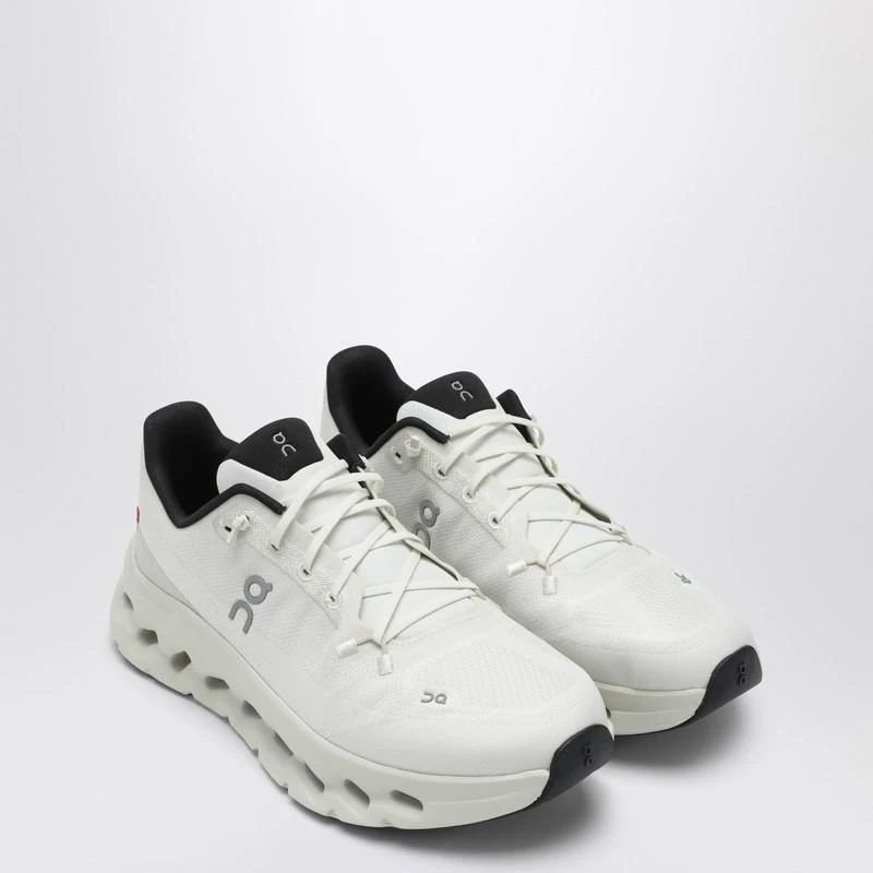 On Cloud Running Shoe Ivory with Brown Accents