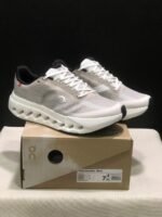 On Cloud Surfer Running Shoes White with Grey – ON