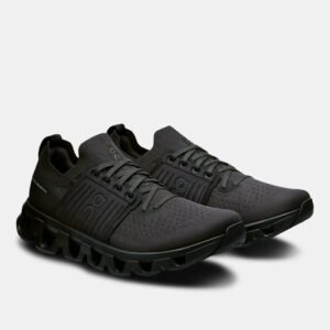 On Cloudswift All Black Running Shoes Breathable Mesh with CloudTec Sole